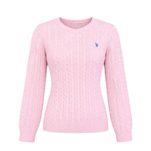 Us polo Pink Cable Knit Sweater
