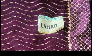 Elegant Purple Saree