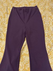 Flared Purple Pants