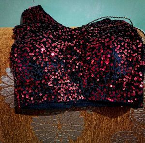 Sparkling Sequin velvet Blouse