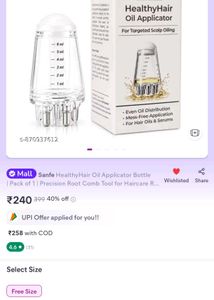 Sanfe HealthyHair Oil Applicator