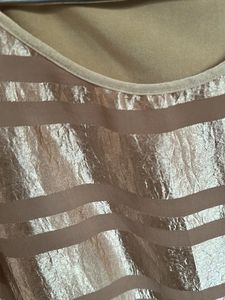Sparkly Striped Sheer Top