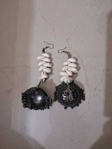 Seashell Jhumka Earrings