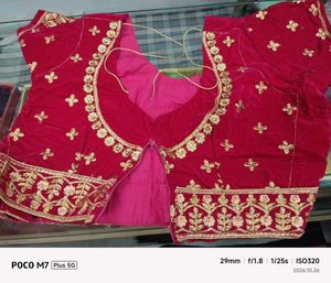Stunning bridal magentaLehenga Choli