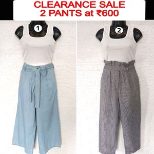 2 PANT COMBO ₹600❌CLEARANCE SALE❌