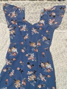 Blue Floral Maxi Dress