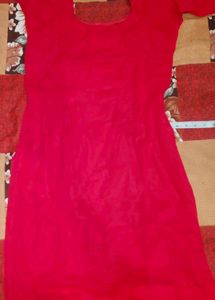 Vibrant Red Kurta