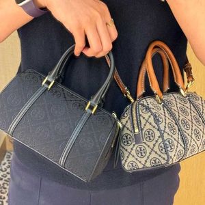 Tory Burch T monogram barrel bag* WD BOX