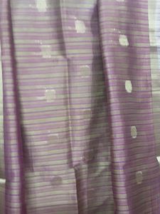 Vibrant Lime Green Saree with Pink Border