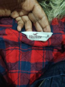 Hollister rare fur hooded jacket
