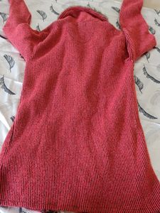 Sweater With Fur Design On Color