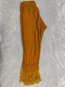 Designer Yellow anarkali suit