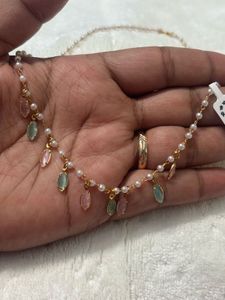 Delicate Pearl & Gemstone Necklace