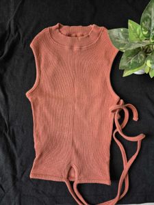 Ribbed Sleeveless Crop Top