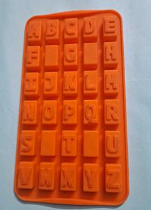 Alphabet Number Silicone Mold