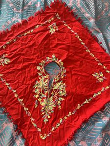 Beautiful Kashmiri Embroidery Poncho For Kids