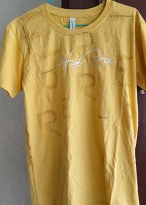 Yellow "High Rise" Graphic T-Shirt