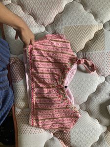 Embroidered Pink Blouse