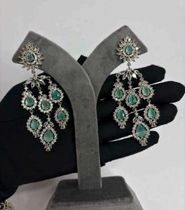 American Diamond Jewellery Set