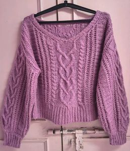 Lavender Knit Sweater