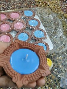 15 Decorative Clay diyas