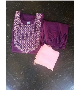 kurta pant set taffeta fabric