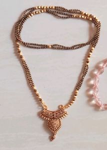 Combo of Stone Mala, Mangalsutra, Bracelet