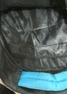 Wrogn Durable Black &amp; Blue Backpack