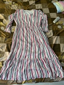 Striped Midi Dress - Casual &amp; Chic