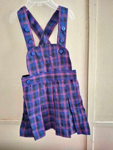 Pinafore Skirt &amp; Bow Set