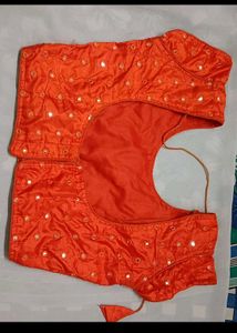 Orange blouse