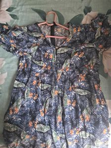 Tropical Print Jumpsuit
