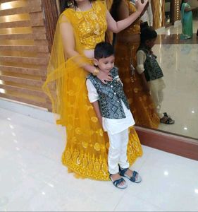 Gorgeous Yellow Lehenga Set