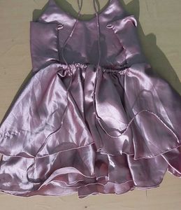 Short Satin Frock