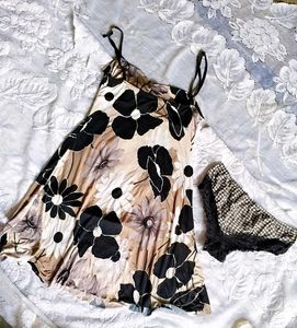 Floral print nighty with brief 👍