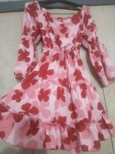 Floral Ruffle Mini Dress