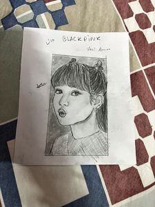Sketch Of Lisa From Black pink