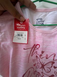 NEW pink graphic T-shirt