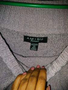 Lavender Off-Shoulder Cozy Sweater