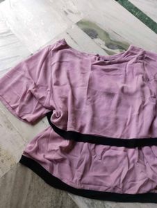 Chic Layered Lavender Top