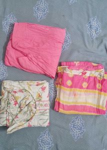 Vibrant Pink & Floral Kurta Set