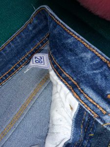 High Waisted Blue Denim Jeans