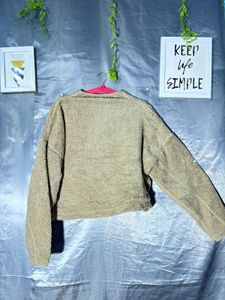 Cozy  camel Fleece Pullover