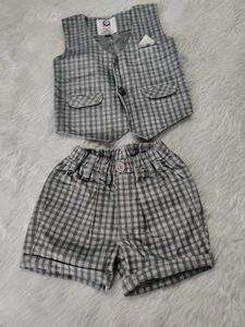 Baby Boy Vest &amp; Shorts Set