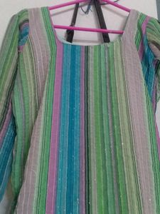a multicolour  kurti