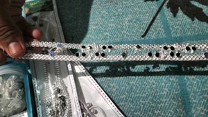 New Design Anklet Black Stone