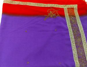 Saree blouse Eid Offer multi cut work lace kardana