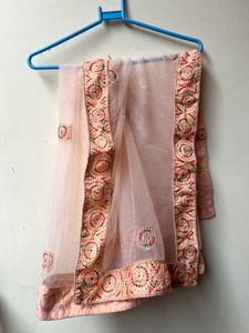 Designer Embellished Lehenga Skirt blouse nd duptt