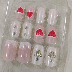 Pink Coquette Press-On Nails Set of 12