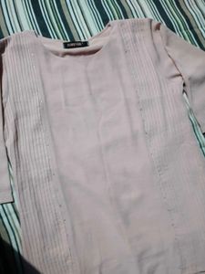 Elegant Women's Pink Tunic Top
